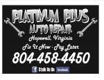 Platinum Plus Auto Repair Home improvement in Hopewell VA